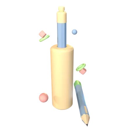 Specialized Writing Pencil 3D Icon