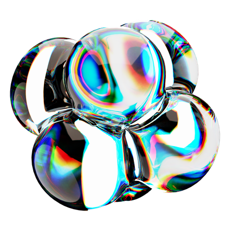 Spectre de verre abstrait  3D Icon