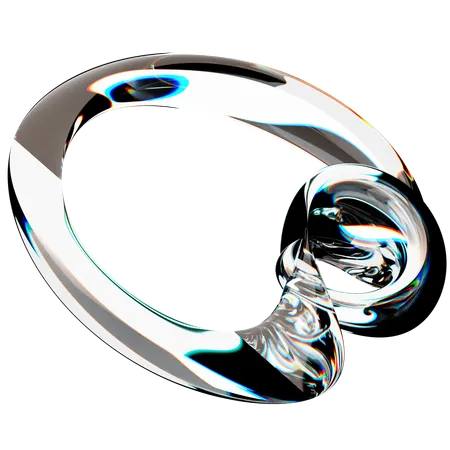 Spectre de verre abstrait  3D Icon