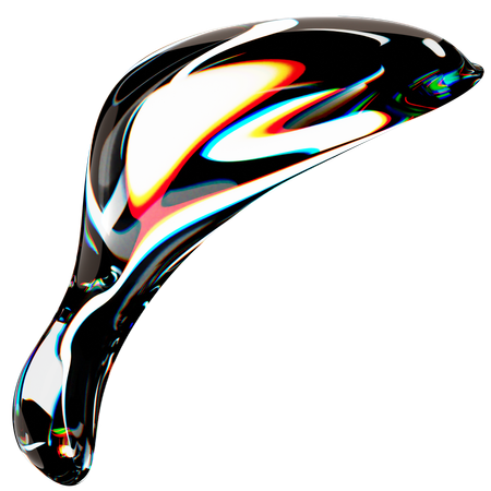 Spectre de verre à feuilles  3D Icon