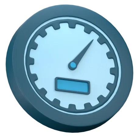 Spedometer  3D Icon