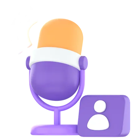 Speech  3D Icon