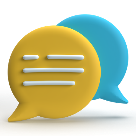 Speech Bubble  3D Icon