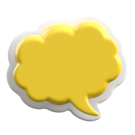 말풍선  3D Icon