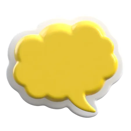 말풍선  3D Icon