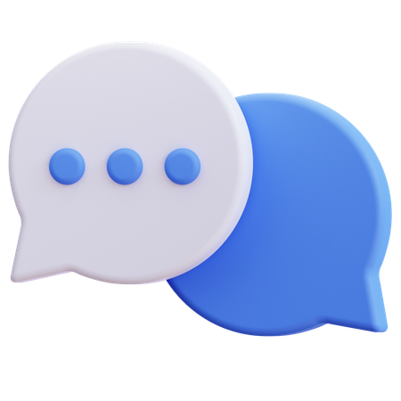 말풍선  3D Icon