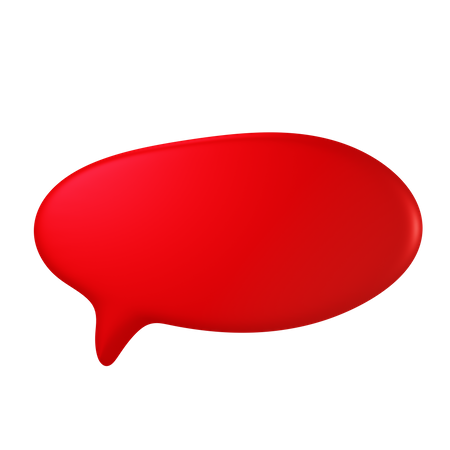 Speech Bubble  3D Icon