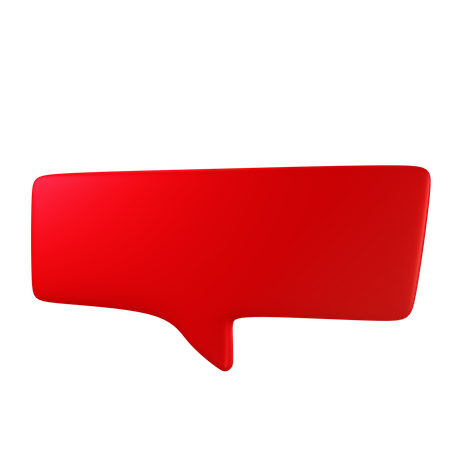 Speech Bubble  3D Icon