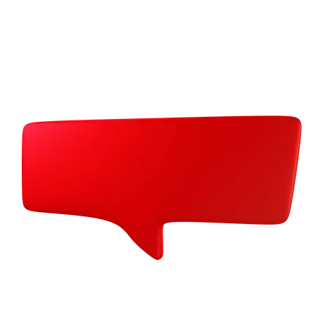 Speech Bubble  3D Icon