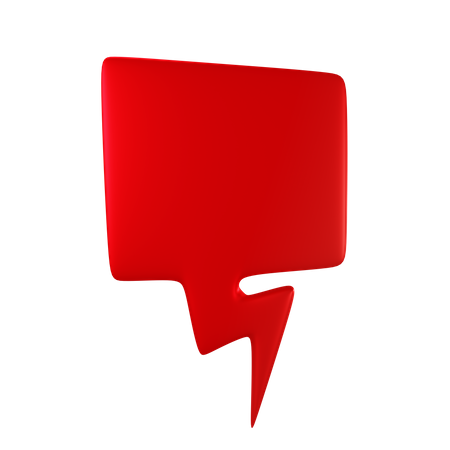 Speech Bubble  3D Icon