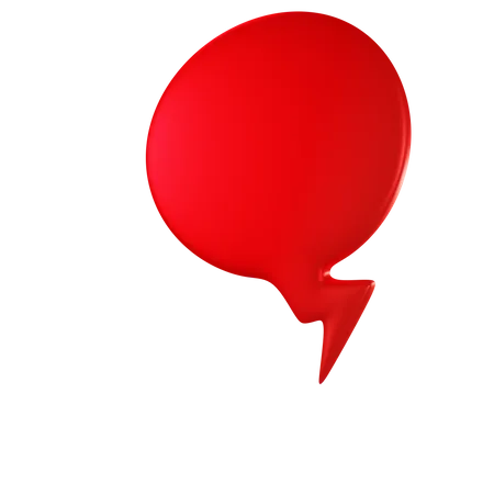 Speech Bubble  3D Icon