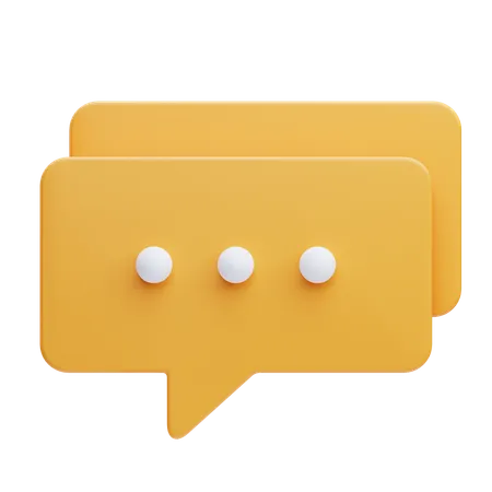 Speech Bubble  3D Icon