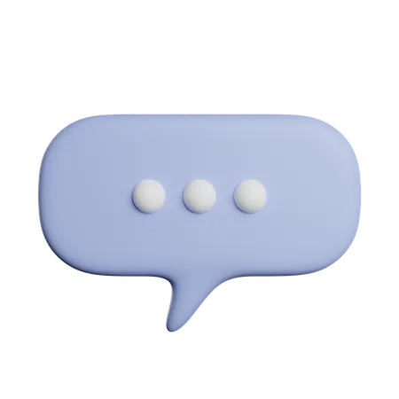 Speech Bubble  3D Icon