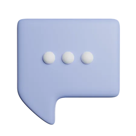 Speech Bubble  3D Icon