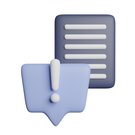 Speech Bubble  3D Icon