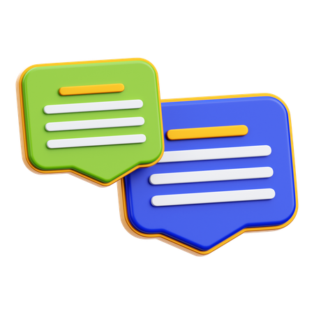 Speech Bubble  3D Icon