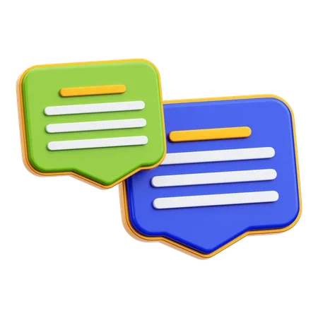 Speech Bubble  3D Icon