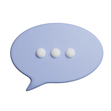 Speech Bubble  3D Icon