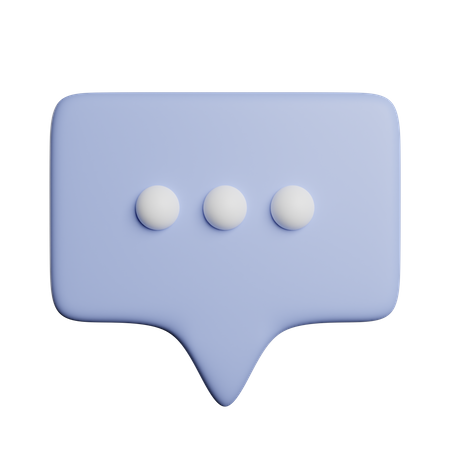 Speech Bubble  3D Icon