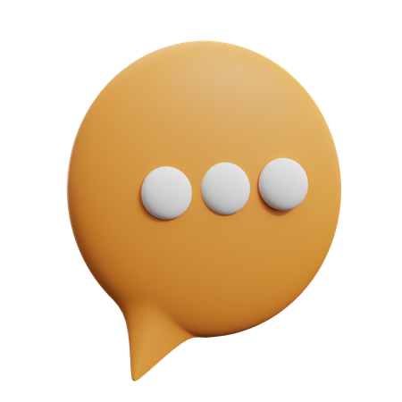 Speech Bubble  3D Icon