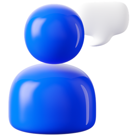 Speech Bubble  3D Icon