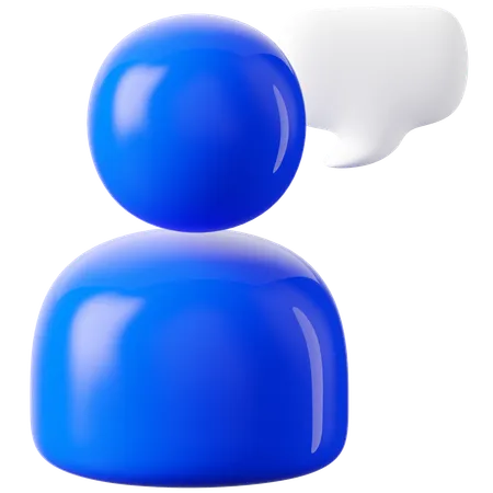 Speech Bubble  3D Icon