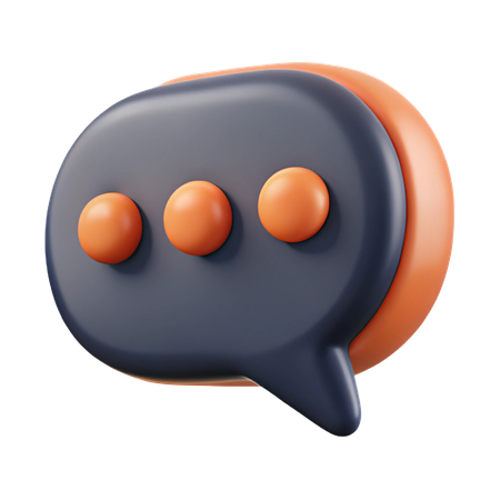 Speech Bubble  3D Icon