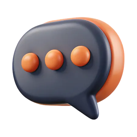 Speech Bubble  3D Icon
