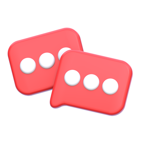 Speech Bubble  3D Icon