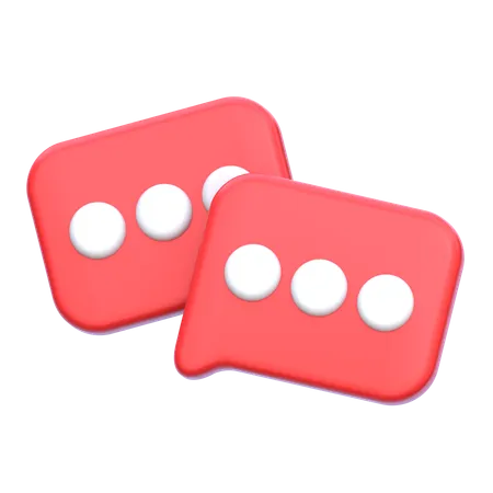 Speech Bubble  3D Icon