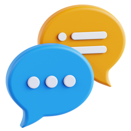 Speech bubble  3D Icon