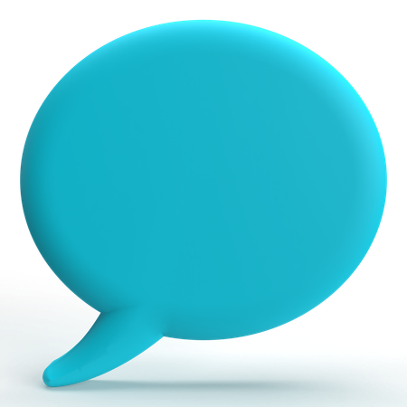 Speech Bubble  3D Icon