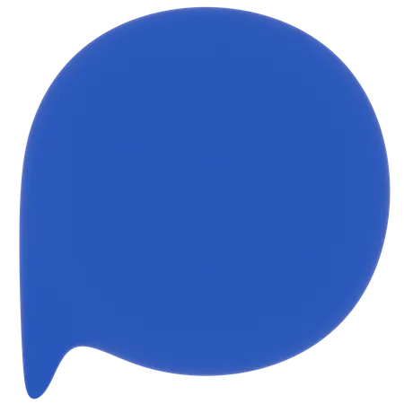 Speech Bubble  3D Icon