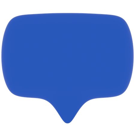 Speech Bubble  3D Icon