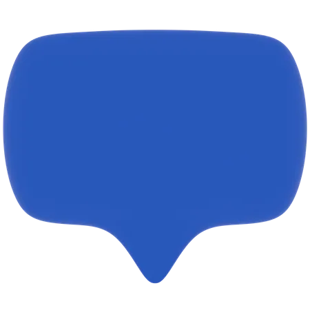 Speech Bubble  3D Icon