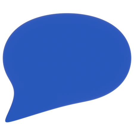 Speech Bubble  3D Icon