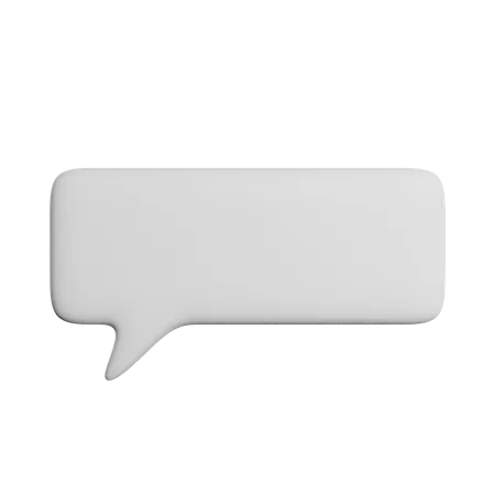 Speech Bubble  3D Icon