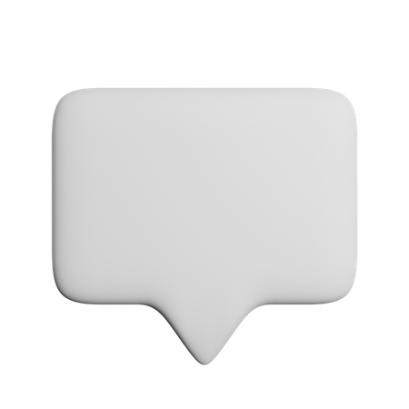 Speech Bubble  3D Icon