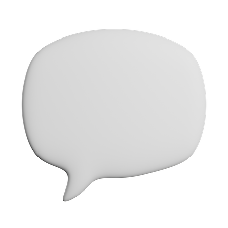 Speech Bubble  3D Icon