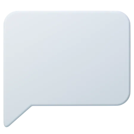 Speech Bubble  3D Icon