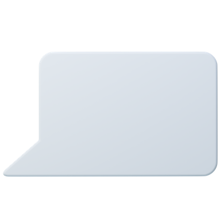 Speech Bubble  3D Icon