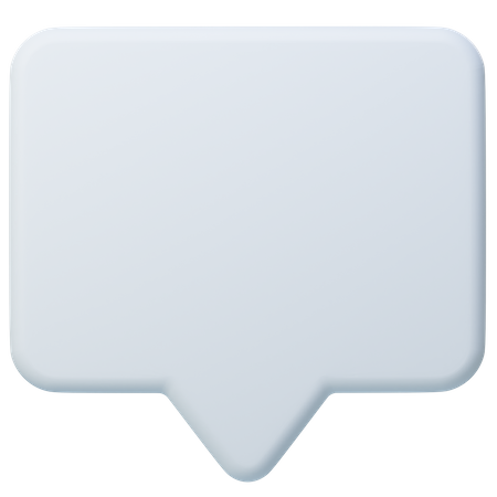 Speech Bubble  3D Icon