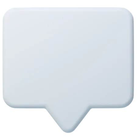 Speech Bubble  3D Icon