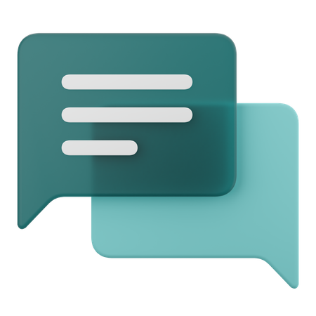 Speech Bubble  3D Icon