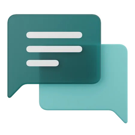 Speech Bubble  3D Icon