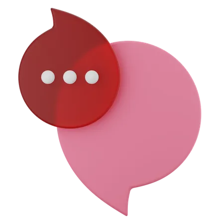 Speech Bubble  3D Icon