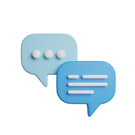 Speech Bubble  3D Icon