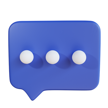 Speech Bubble  3D Icon