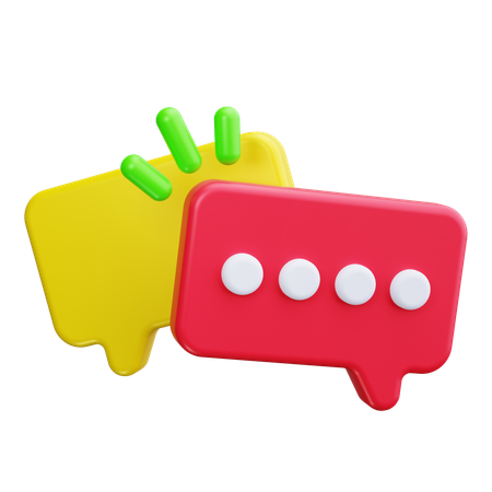 Speech Bubble  3D Icon