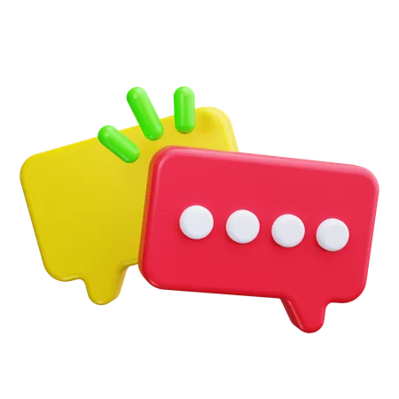 Speech Bubble  3D Icon